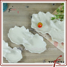fashion shape & ceramic leaf shape plate